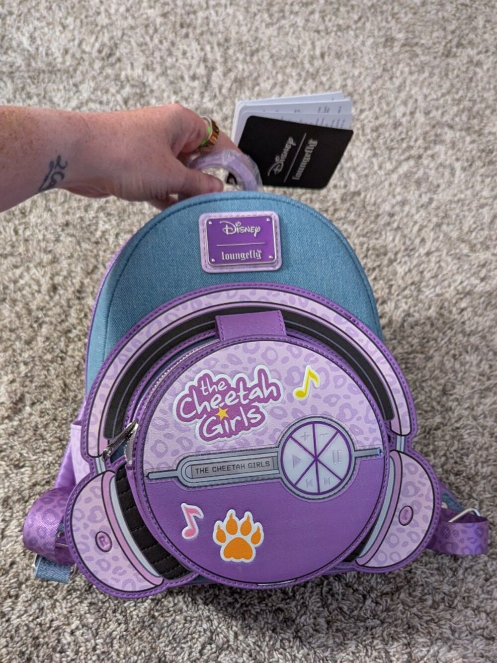 NWT Loungefly Disney Cheetah Girls mini backpack
